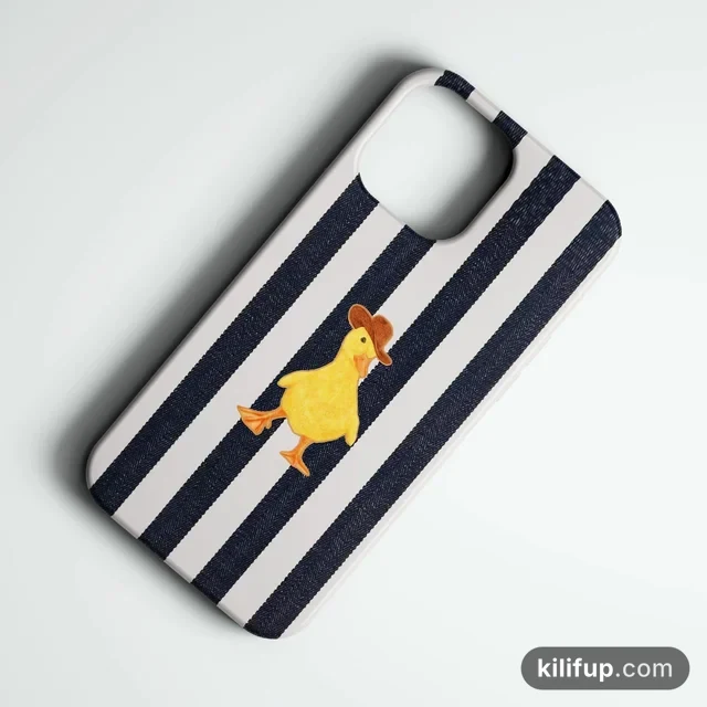 Navy Western Telefon Kılıfı – iPhone ve Samsung model seçenekli