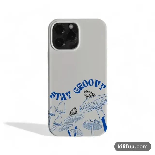 Stay Groovy Telefon Kılıfı – iPhone ve Samsung model seçenekli
