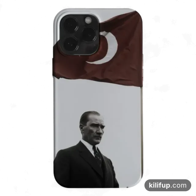 Atatürk Telefon Kılıfı Model 7 – iPhone ve Samsung model seçenekli